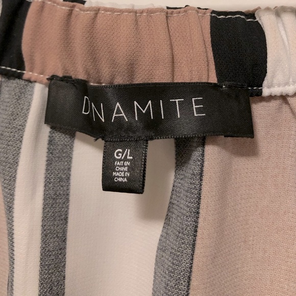 midi striped dress - Picture 3 of 3